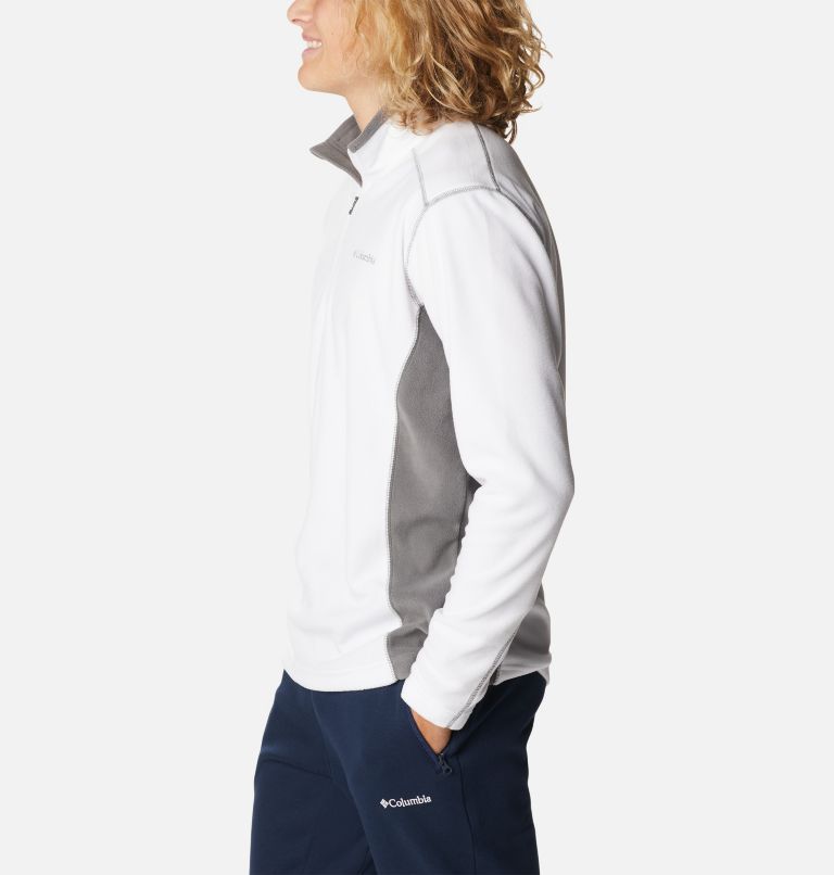 Men’s Klamath Range II ½ Zip, Color: White, City Grey, image 3