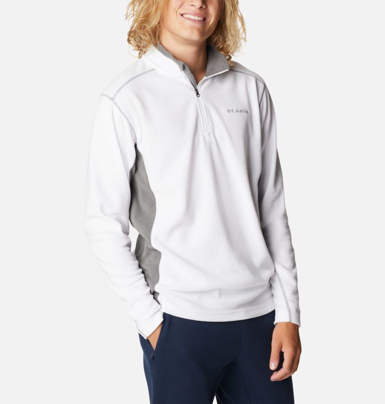 Men’s Klamath Range II ½ Zip, Color: White, City Grey, image 5
