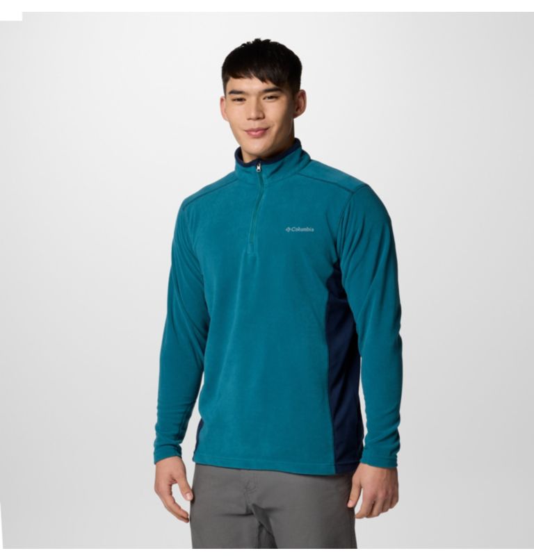 Men’s Klamath Range II ½ Zip, Color: River Blue, Coll Navy, image 5
