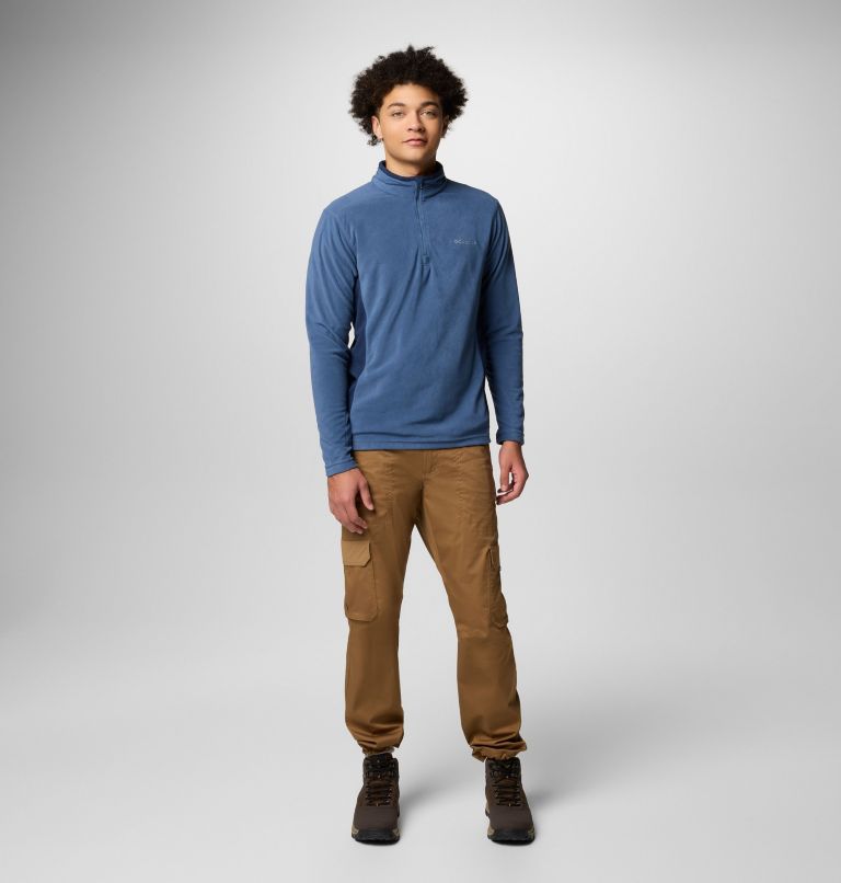 Men’s Klamath Range II ½ Zip, Color: Dark Mountain, Collegiate Navy, image 2