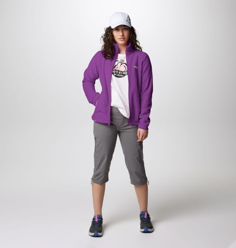 Women's Benton Springs Full Zip Fleece Jacket, Color: Razzle, image 3