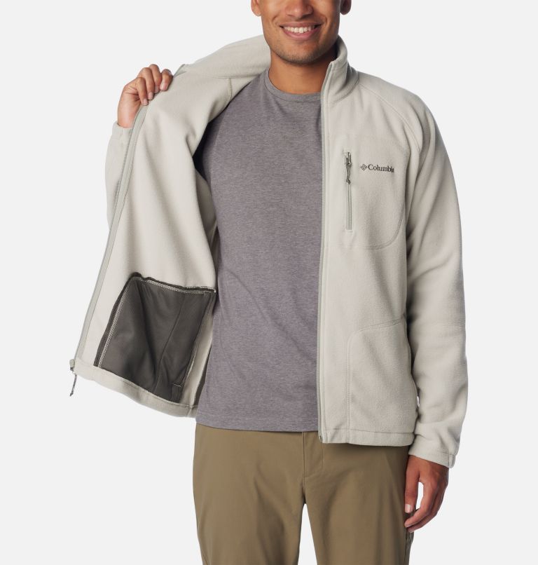Men's Fast Trek II Full Zip Fleece, Color: Dark Stone, image 5
