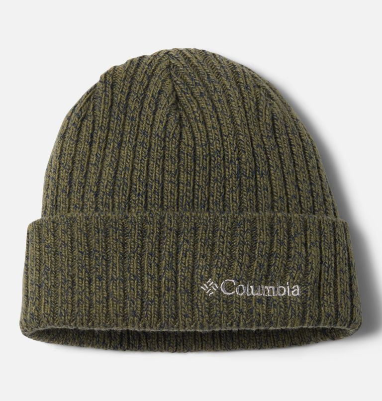 Unisex Columbia Watch Cap Beanie, Color: Stone Green, Collegiate Navy Marled, image 1