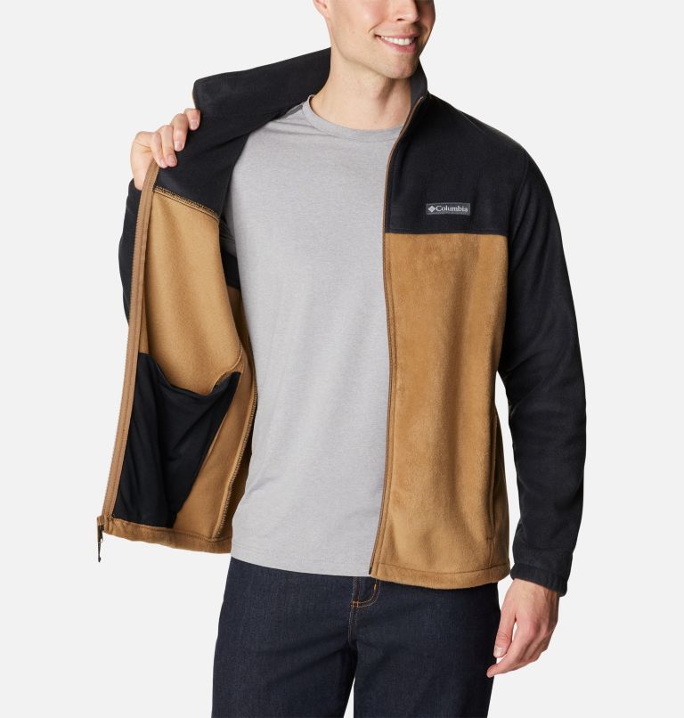 Men’s Steens Mountain 2.0 Full Zip Fleece Jacket - Tall, Color: Black, Delta, image 5