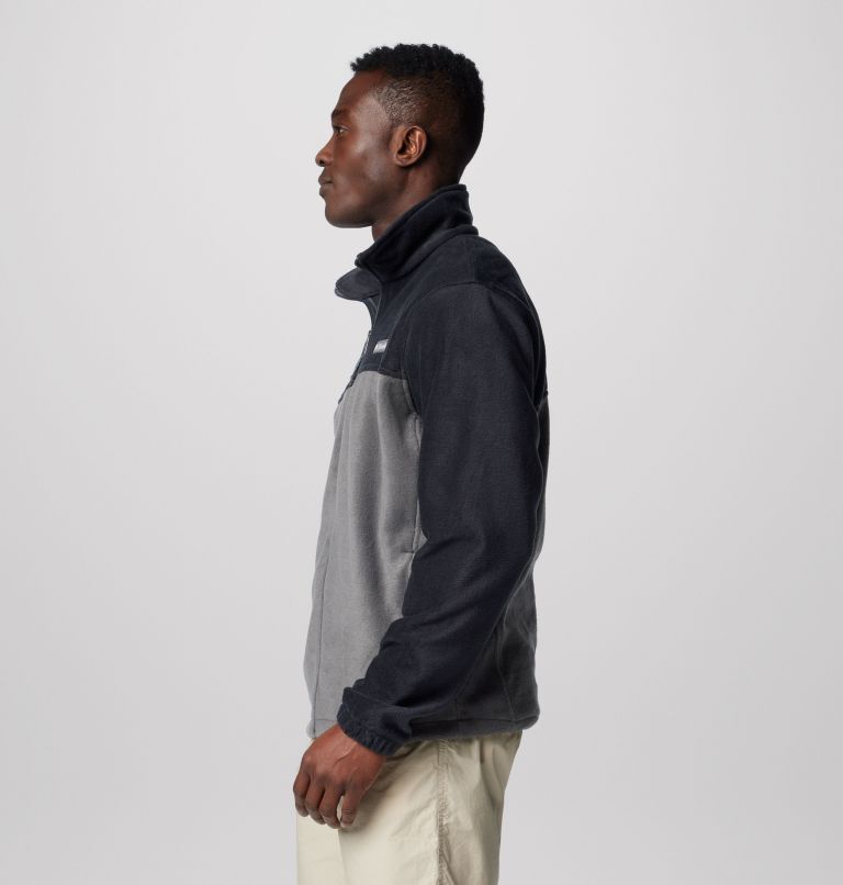 Men's Steens Mountain 2.0 Full Zip Fleece Jacket, Color: Black, Grill, image 4
