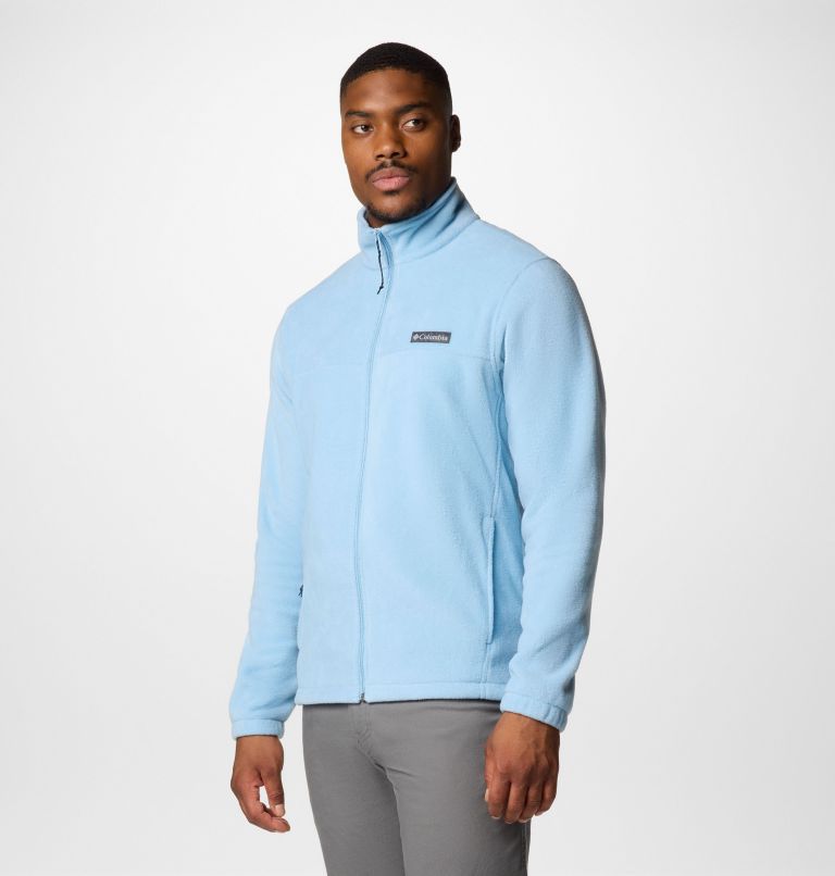 Men's Steens Mountain 2.0 Full Zip Fleece Jacket, Color: Ripple Blue, image 4