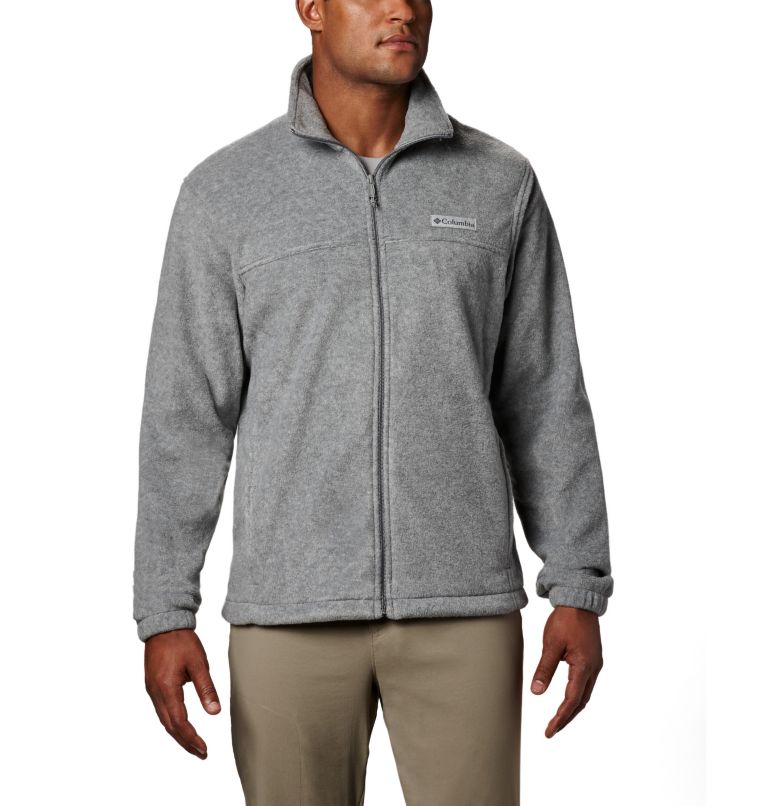 Men’s Steens Mountain 2.0 Full Zip Fleece Jacket - Tall, Color: Light Grey Heather, image 1