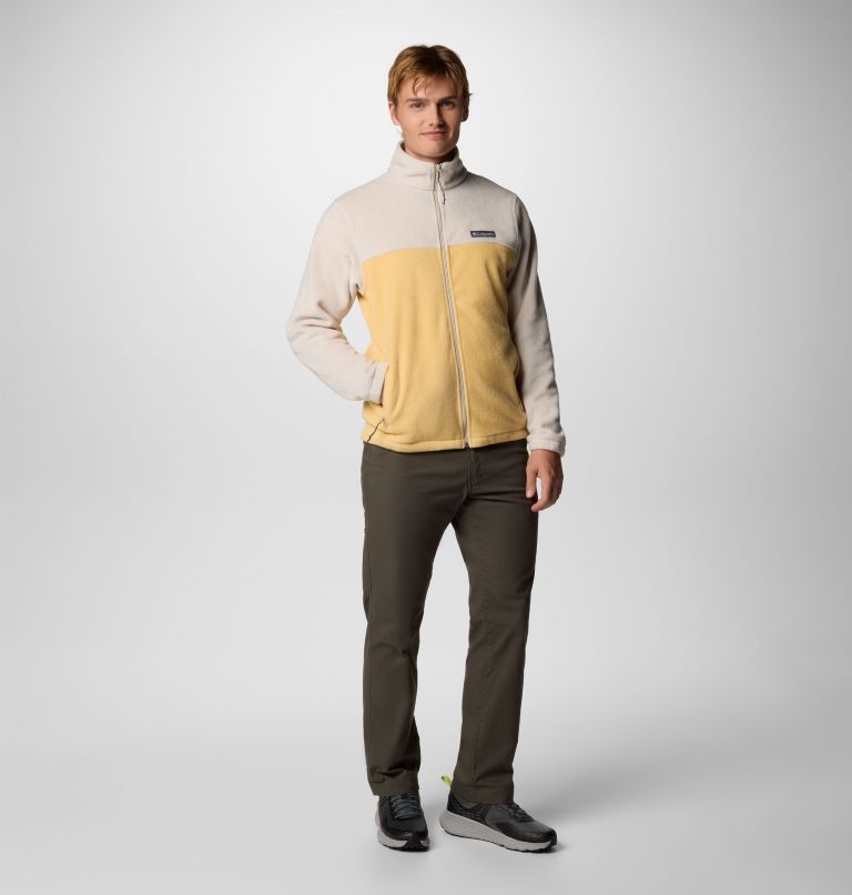 Men’s Steens Mountain 2.0 Full Zip Fleece Jacket - Tall, Color: Dark Stone, Sand Dune, image 2