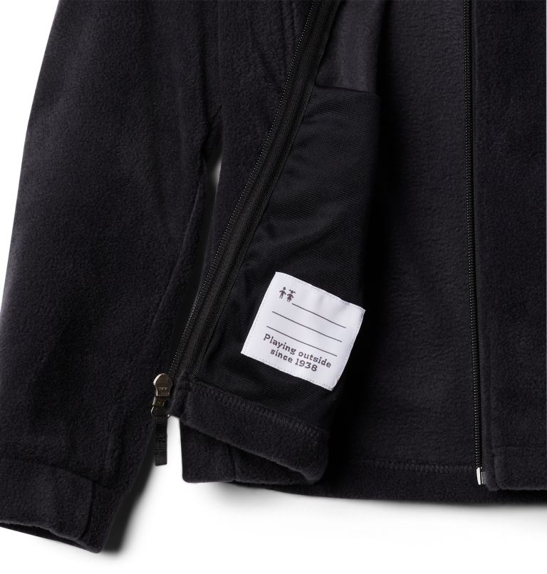 Girls' Benton Springs Fleece Jacket, Color: Black, image 4