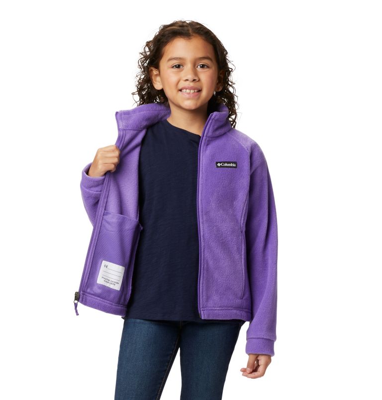 Girls' Benton Springs Fleece Jacket, Color: Grape Gum, image 7