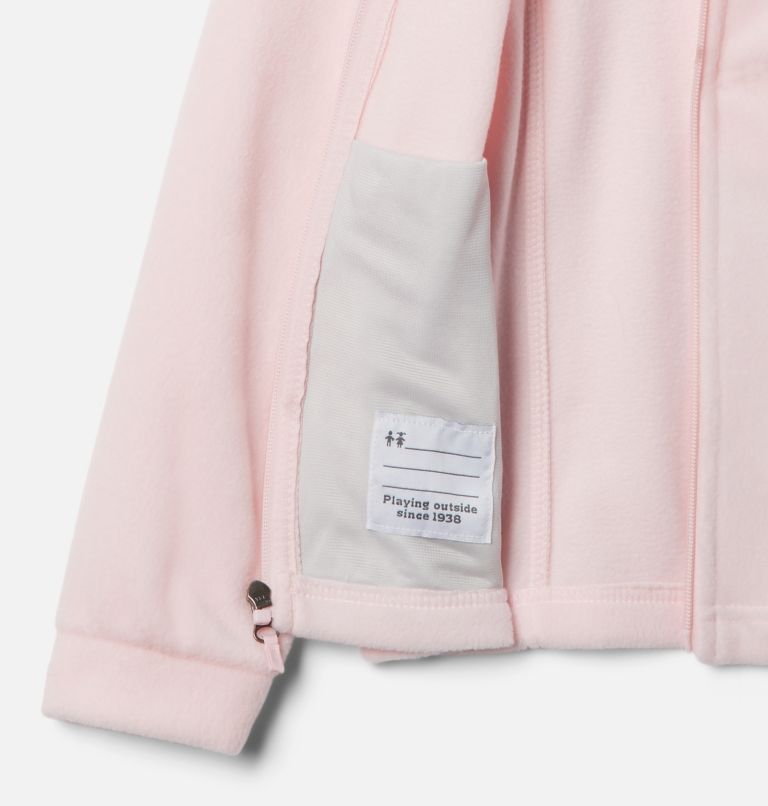 Girls' Benton Springs Fleece Jacket, Color: Satin Pink, image 3