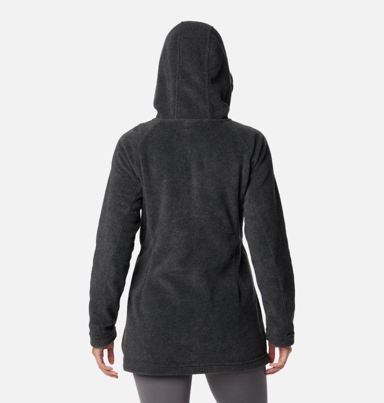 Women's Benton Springs II Long Fleece Hoodie, Color: Charcoal Heather, image 2