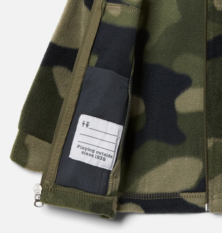 Manteau polaire imprimé Zing III Bébé garçon, Color: Stone Green Mod Camo, image 3