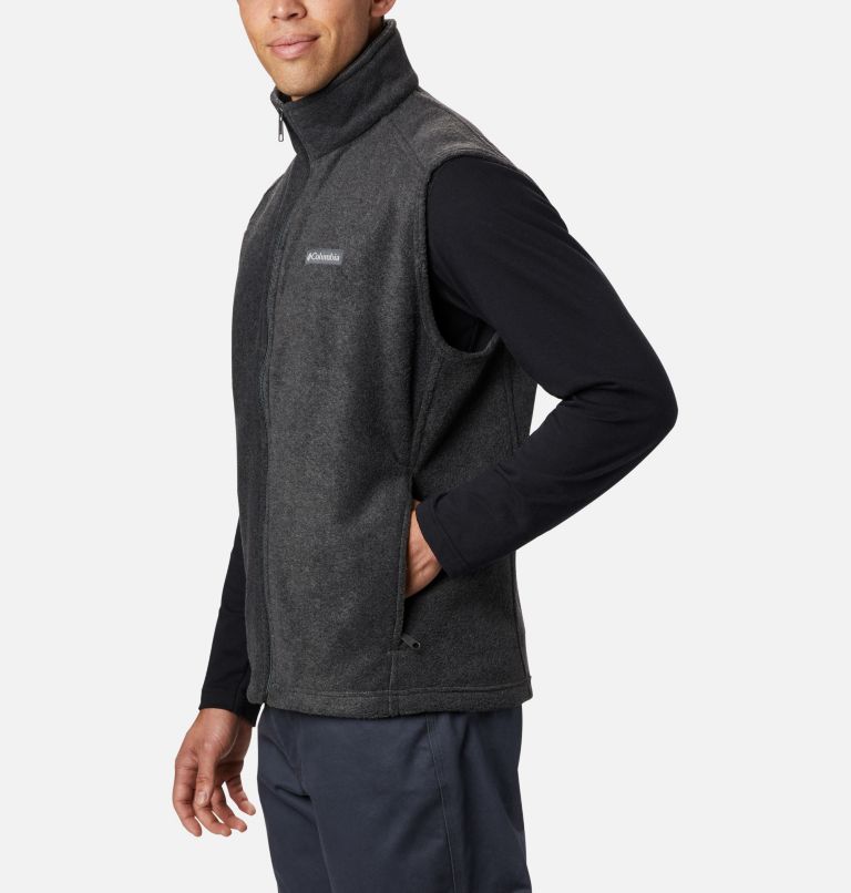 Gilet polaire Steens Mountain pour homme, Color: Charcoal Heather, image 3