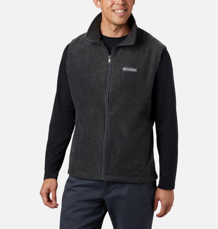 Gilet polaire Steens Mountain pour homme, Color: Charcoal Heather, image 1