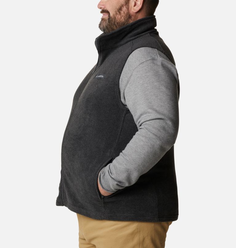 Gilet polaire Steens Mountain pour homme - Tailles fortes, Color: Charcoal Heather, image 3