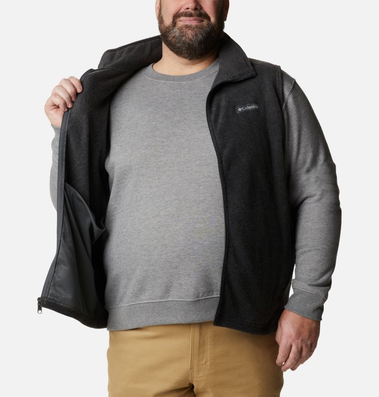 Gilet polaire Steens Mountain pour homme - Tailles fortes, Color: Charcoal Heather, image 5