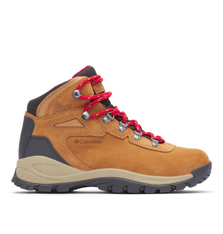 Newton Ridge Plus wasserdichter Amped Wanderstiefel für Frauen, Color: Elk, Mountain Red, image 1