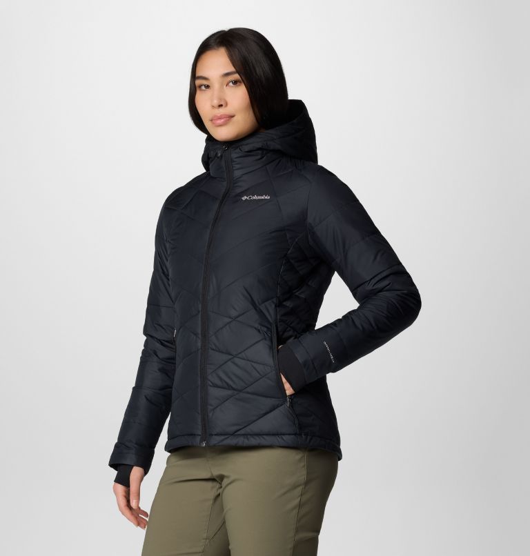 Heavenly isolierte Kapuzen-Jacke für Frauen, Color: Black, image 4