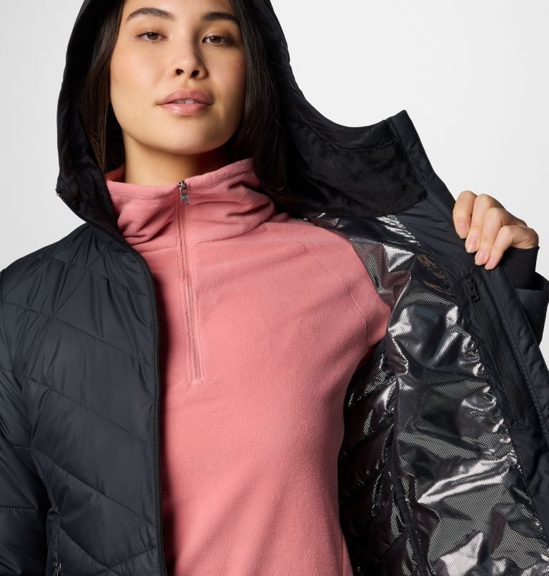Heavenly isolierte Kapuzen-Jacke für Frauen, Color: Black, image 6