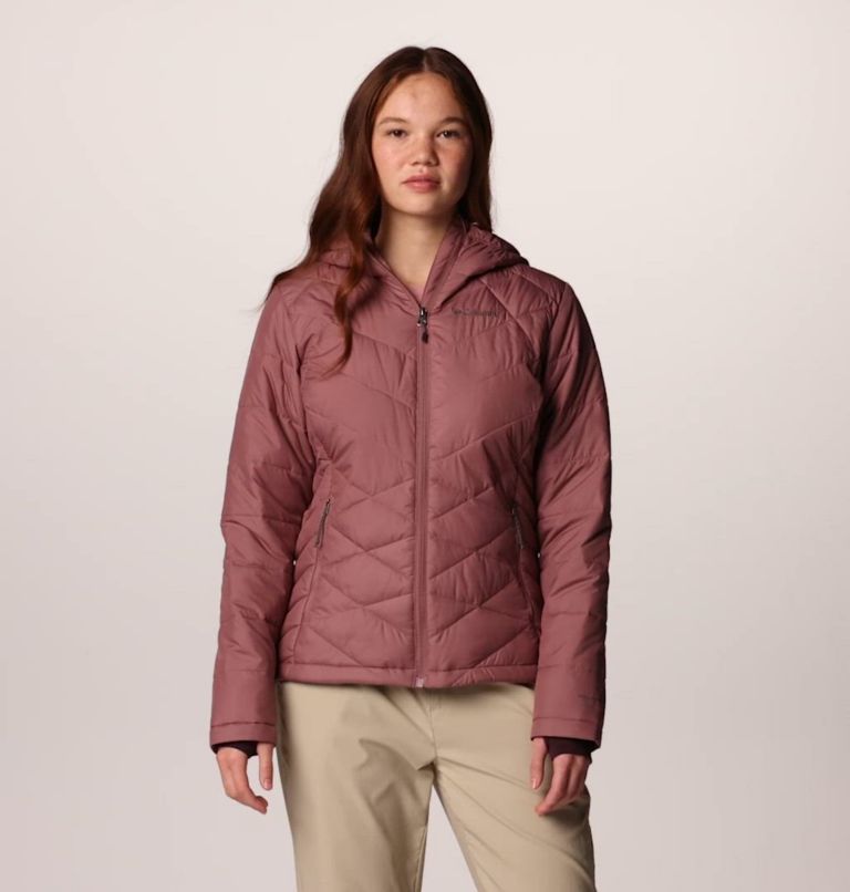 Women's Heavenly Hooded Jacket, Color: Fig