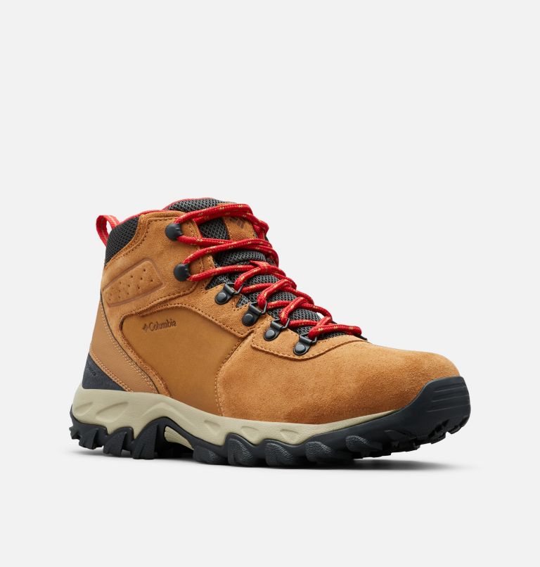 Chaussure de Randonnée Imperméable en Cuir Suédé Newton Ridge Plus II Homme, Color: Elk, Mountain Red, image 2
