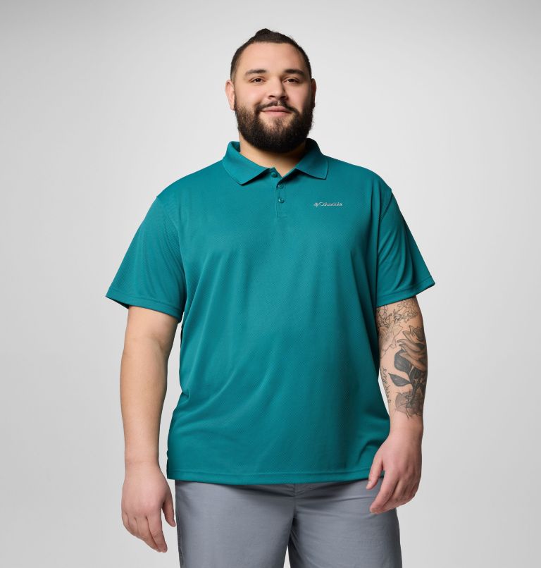 Men’s Utilizer Technical Polo - Extended Size, Color: River Blue, image 1