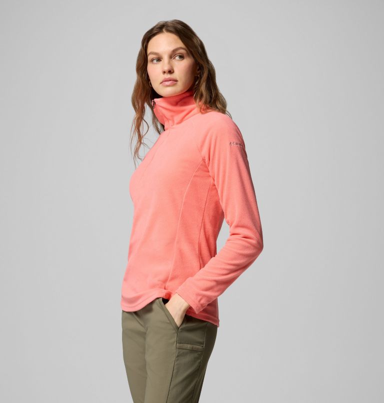 Women’s Glacial IV Half Zip Fleece, Color: Alpenglow, image 3