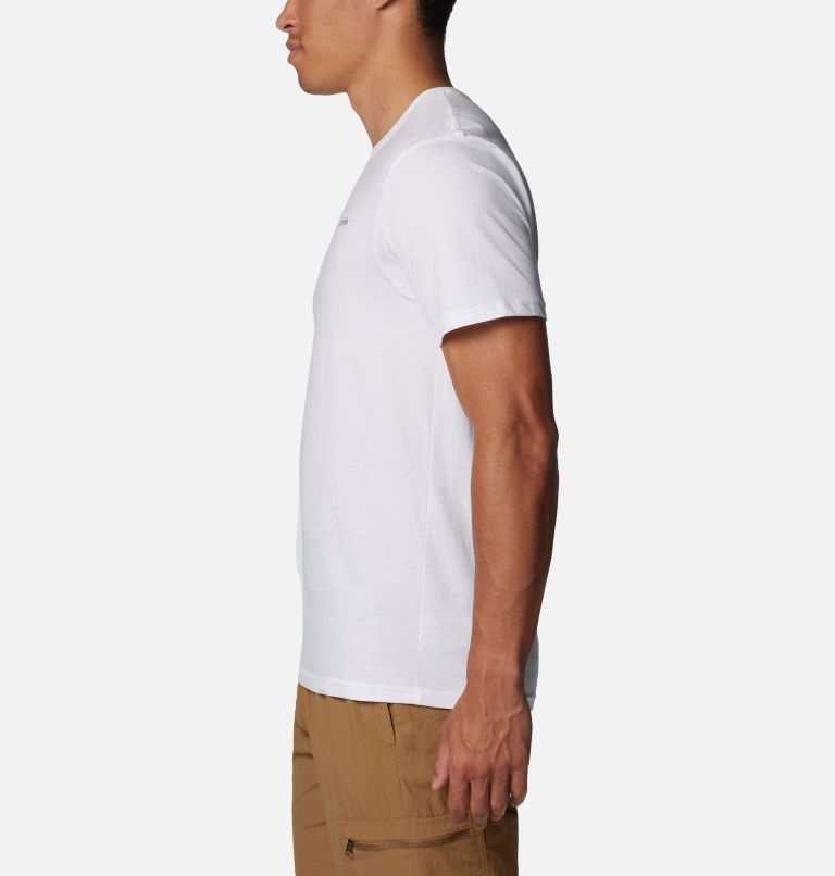 Men's North Cascades T-Shirt, Color: White, CSC Box Logo, image 3