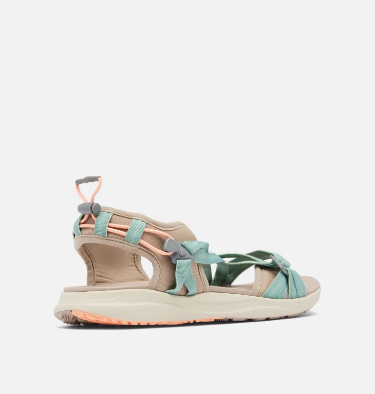 Women's Columbia Sandal, Color: Fungi, Apricot Fizz, image 9