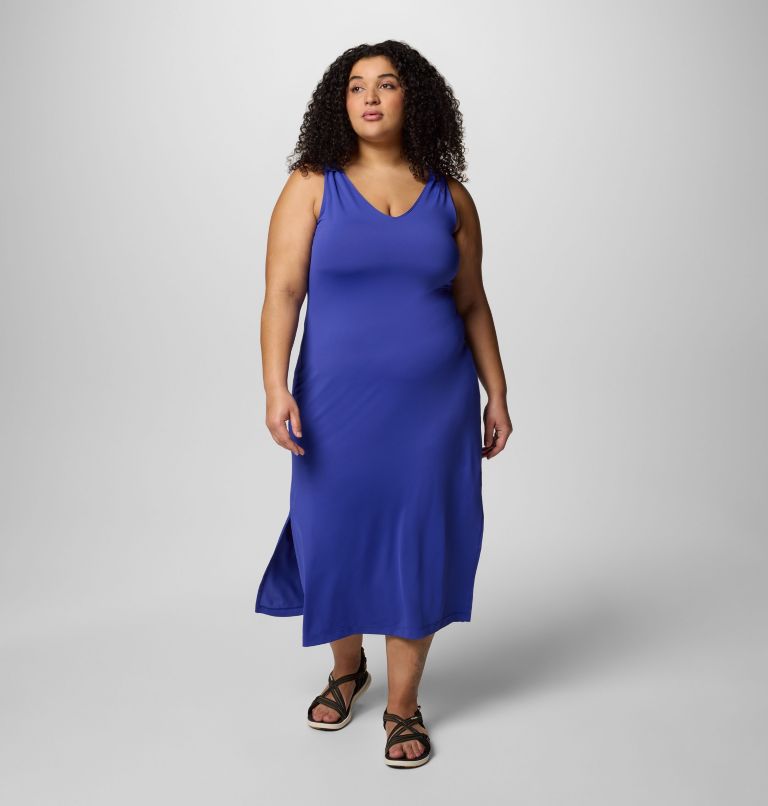 Robe mi-longue Chill River Femme - Grandes tailles, Color: Clematis Blue, image 1
