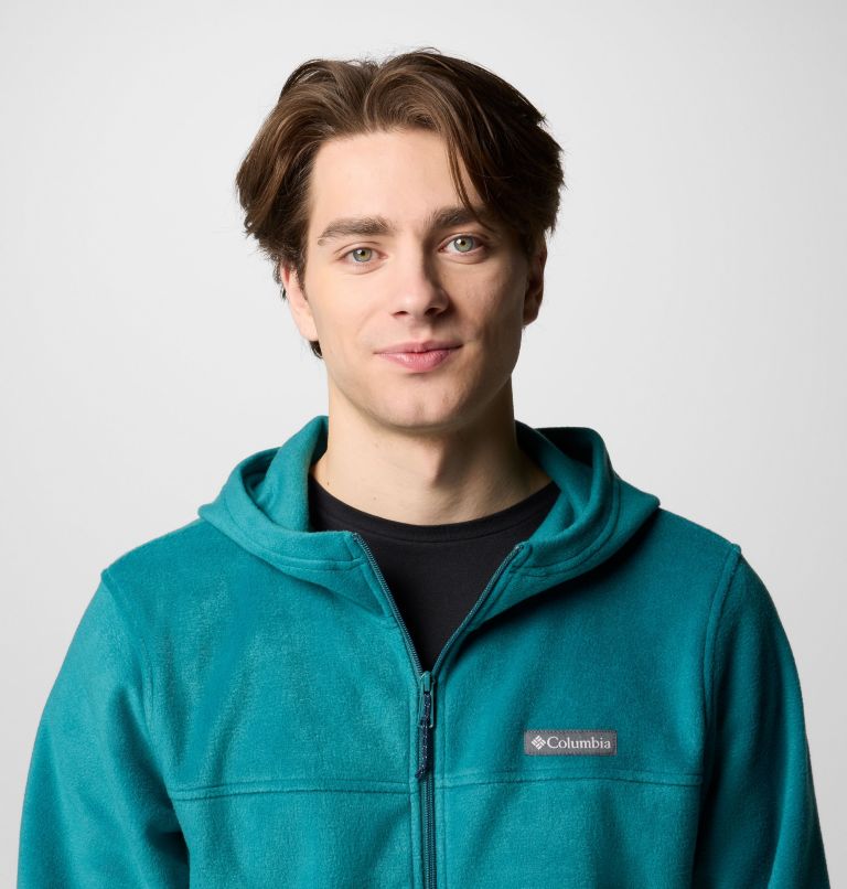 Men's Steens Mountain Full Zip Fleece Hoodie - Tall, Color: River Blue, image 5