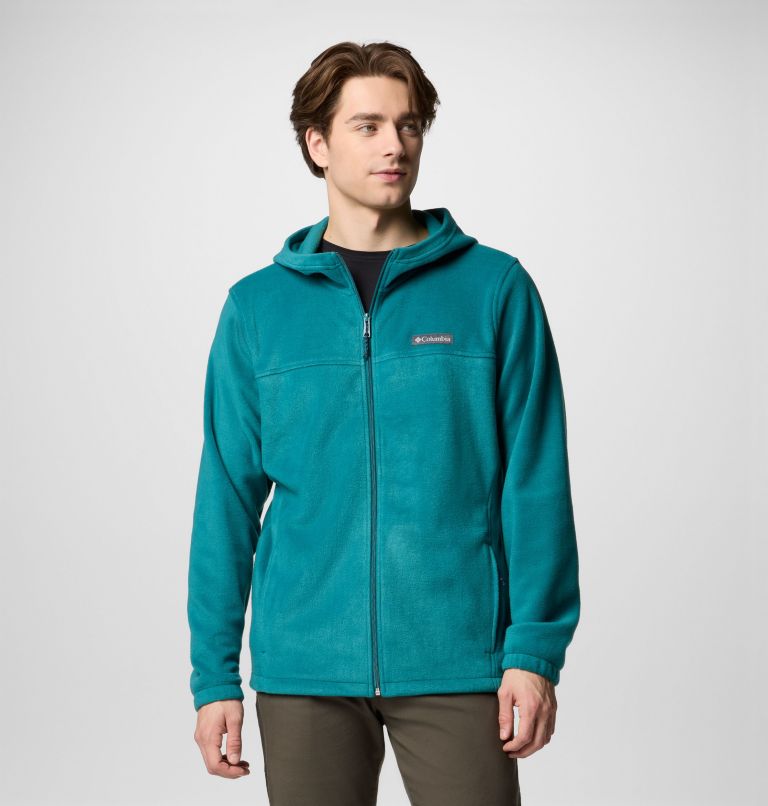 Men's Steens Mountain Full Zip Fleece Hoodie - Tall, Color: River Blue, image 1