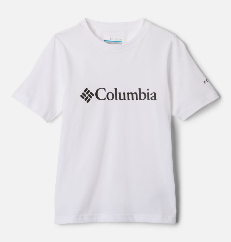 Camiseta casual estampada de algodón Valley Creek para niño, Color: White, CSC Branded, image 1
