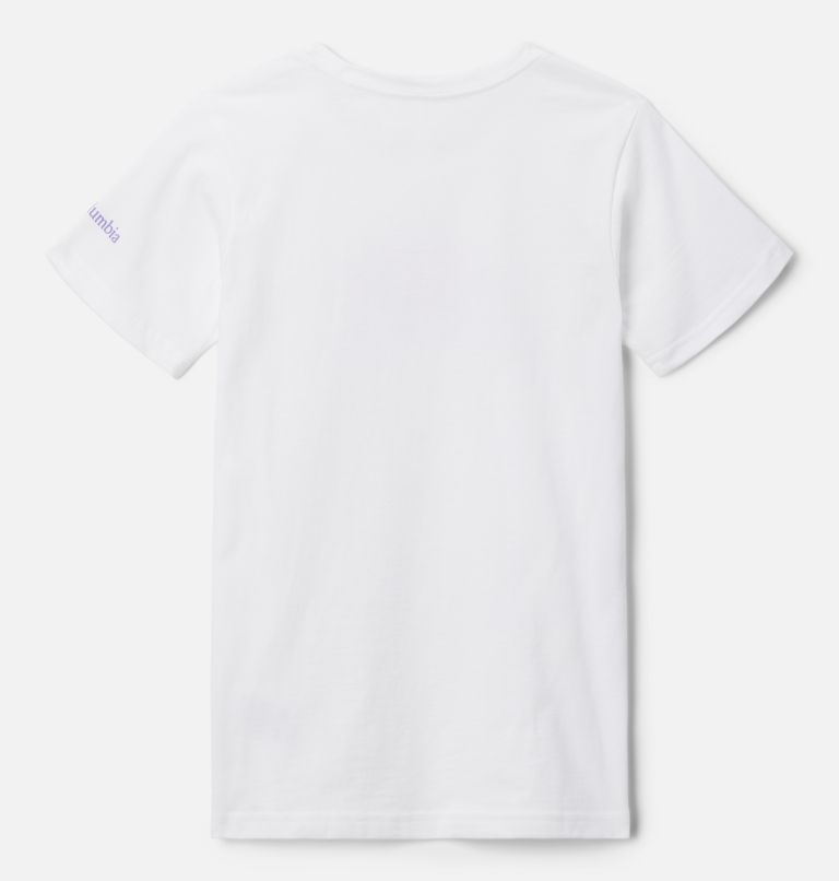 Camiseta casual estampada de algodón Mission Lake para niña, Color: White, Geobear, image 2