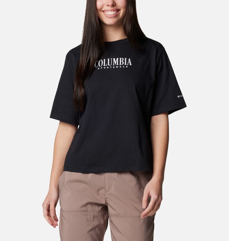 Camiseta holgada North Cascades para mujer, Color: Black, Casual Brand, image 1