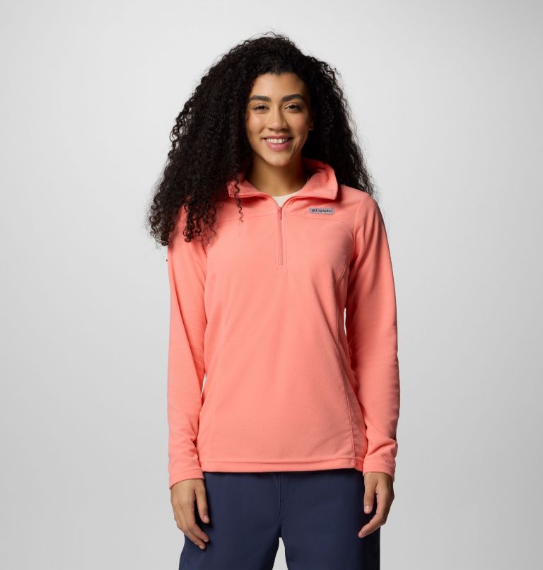 Lake Aloha Half Zip Fleece-Pullover für Frauen, Color: Alpenglow, image 1