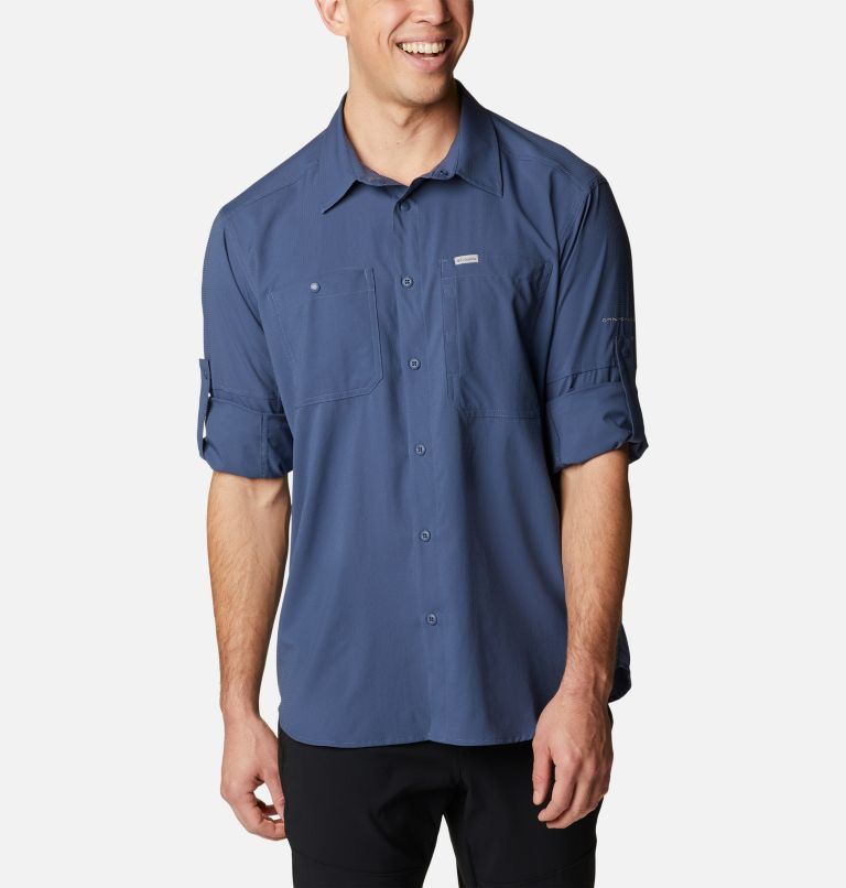 Men's Silver Ridge Utility Lite Long Sleeve Shirt - Tall, Color: Dark Mountain, image 7