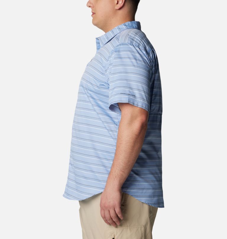 Chemise originale à manches courtes Silver Ridge Utility Lite pour homme – Tailles fortes, Color: Skyler Chambray Stripe, image 3