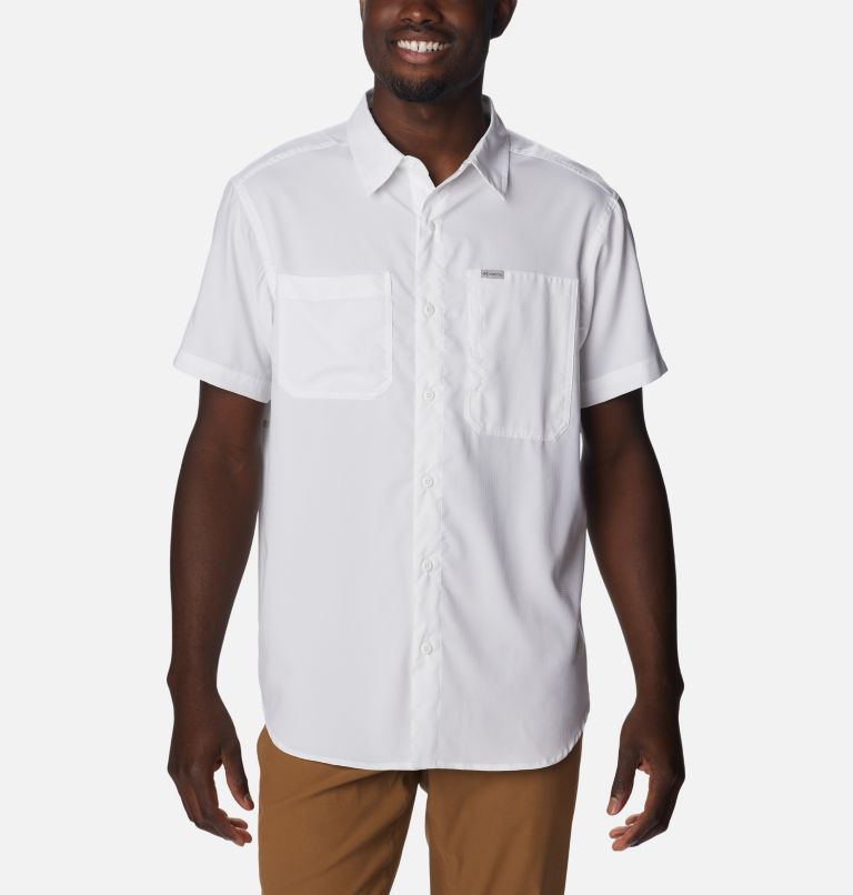 Men's Silver Ridge Utility Lite Short Sleeve Shirt, Color: White, image 1