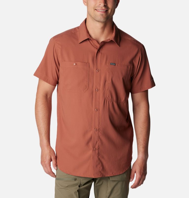 Men's Silver Ridge Utility Lite Short Sleeve Shirt, Color: Auburn, image 1