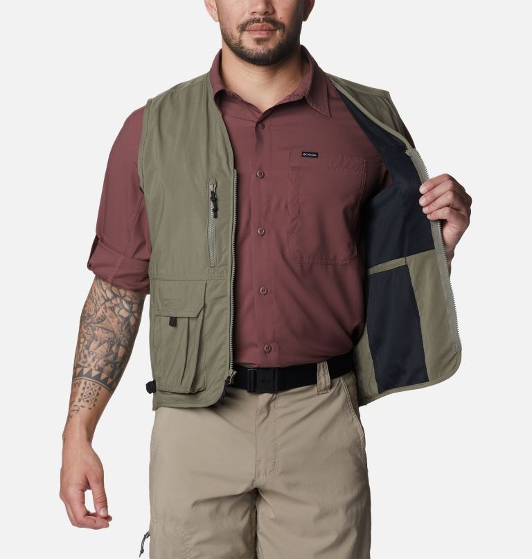 Chaleco Silver Ridge Utility para hombre, Color: Stone Green, image 5