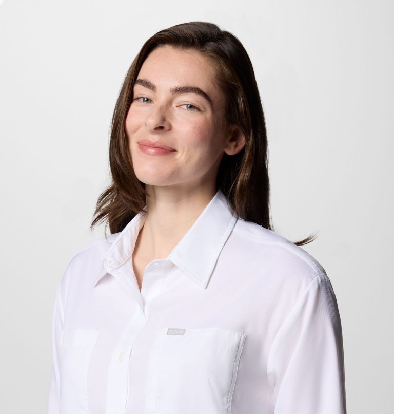 Chemise à manches longues Silver Ridge Utility pour femmes, Color: White, image 4