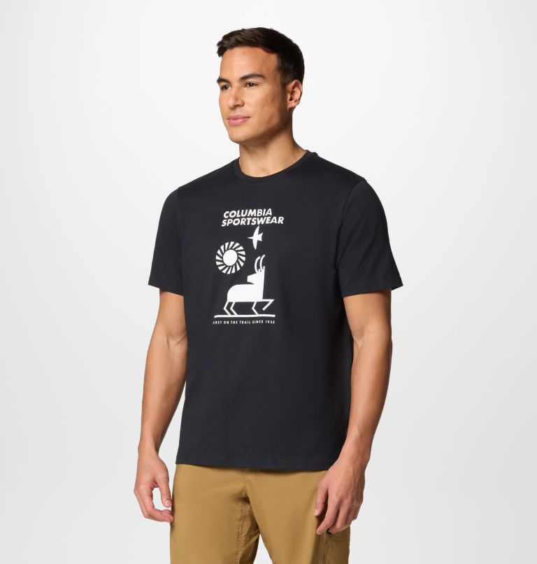 Men's Explorers Canyon T-Shirt, Color: Black, Naturally Outdoor, image 3