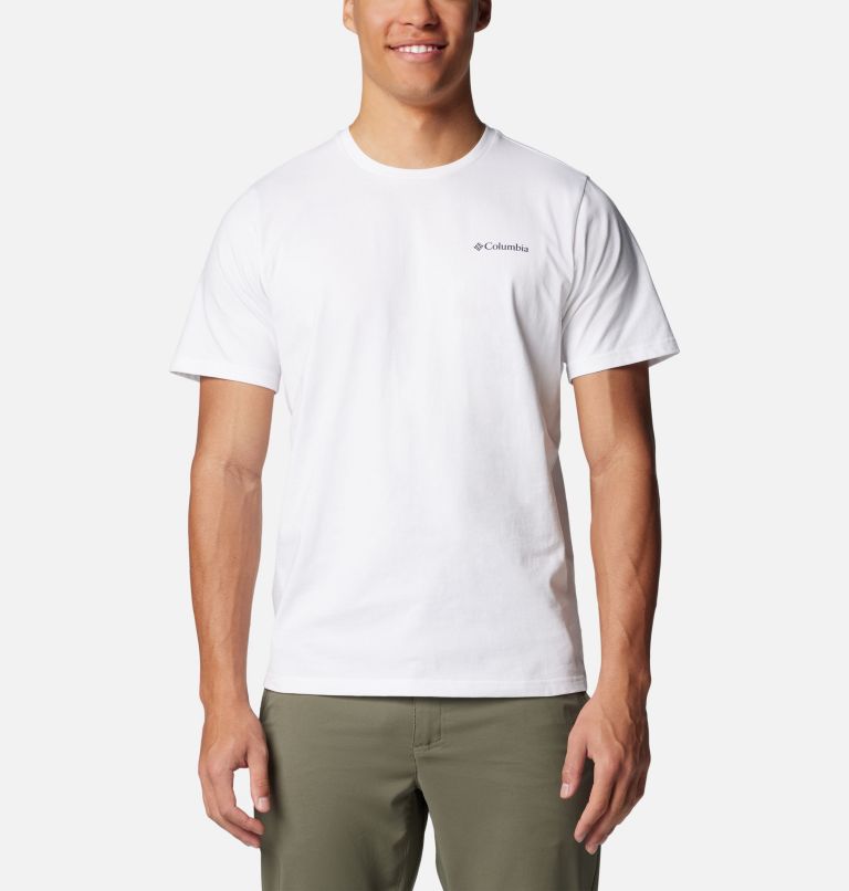 Explorers Canyon Back Graphic T-Shirt für Männer, Color: White, Torn Moonscape, image 2