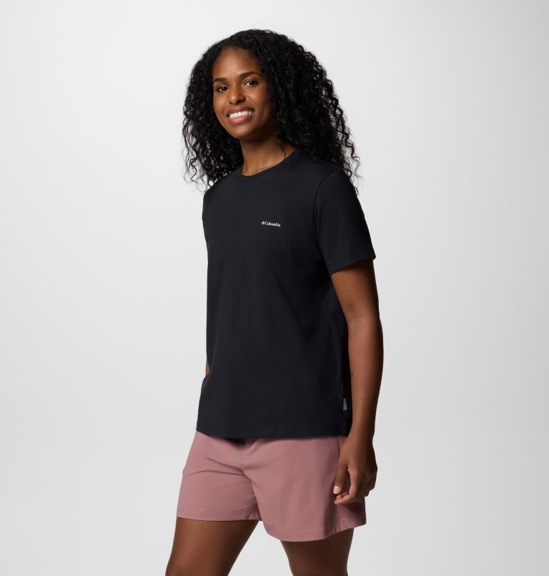 Camiseta estampada Boundless Beauty para mujer, Color: Black, Linear View, image 3