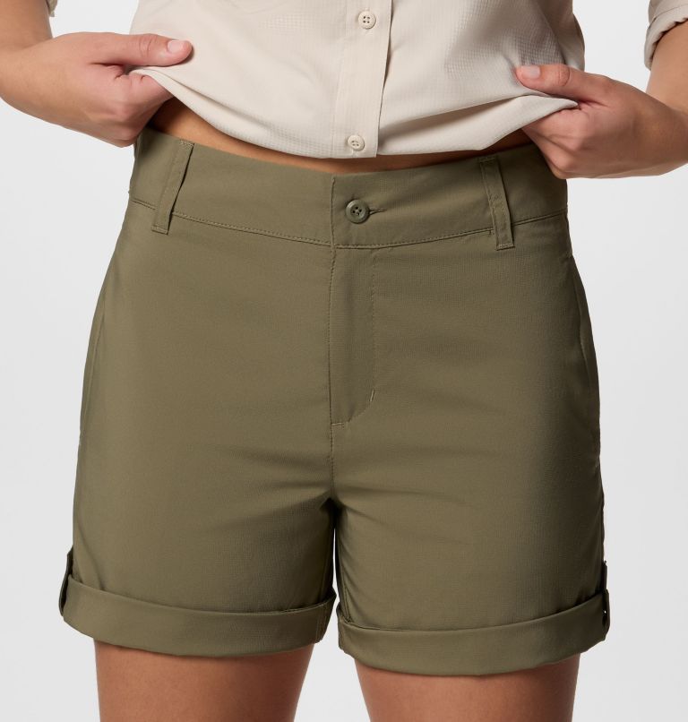 Pantaloncini da hiking Silver Ridge Utility da donna, Color: Stone Green, image 4