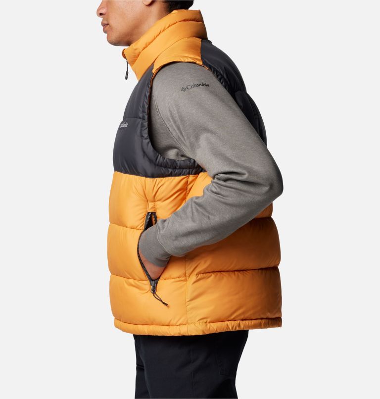 Men's Pike Lake II Puffer Vest, Color: Sunstone, Shark, image 3