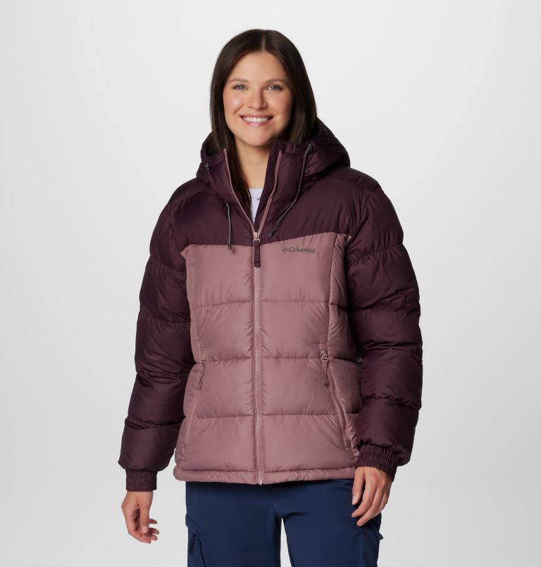 Pike Lake II isolierte Puffer-Jacke mit Kapuze für Frauen, Color: Moonvista, Fig, image 1
