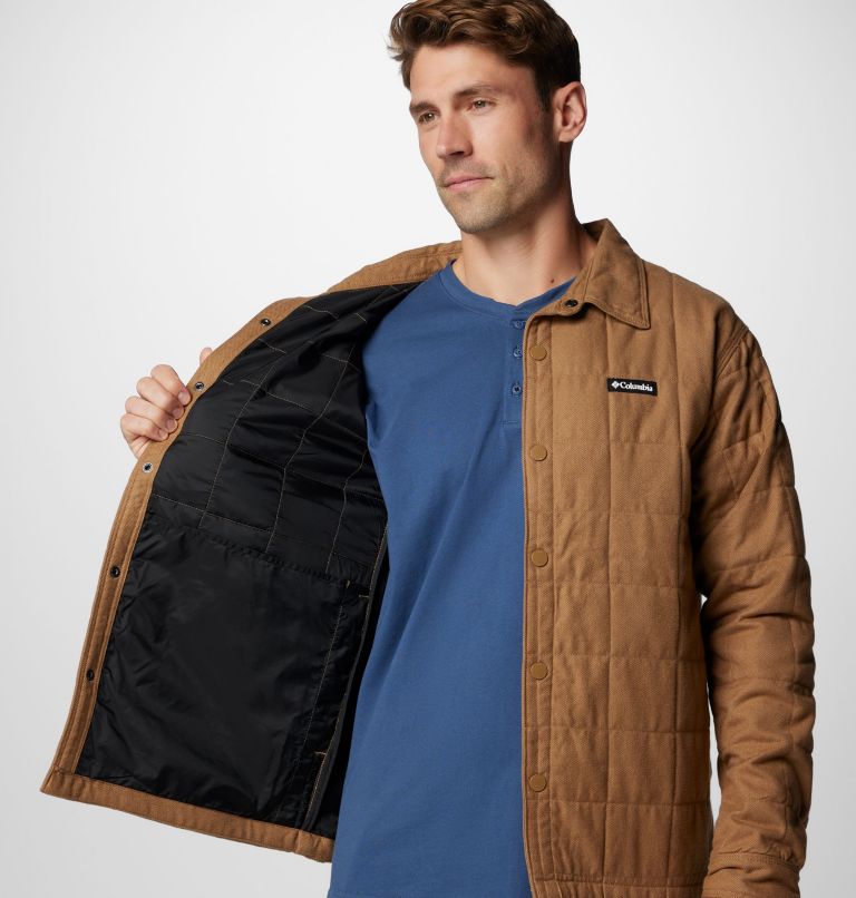 Men's Landroamer Quilted Shirt Jacket, Color: Delta, image 6